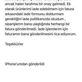 "Jadenne.com"dan Aldığım Takılarımı İade Edemiyorum