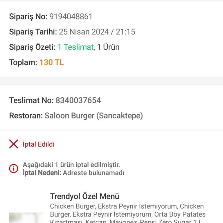 Trendyol Yemek Siparişi Nerede Kimse Bunu Açıklamıyor