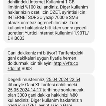 Vodafone Mobil Tarife Yenileme Sonrası Yaşanan Sorunlar Ve Mağduriyet