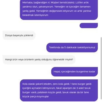 GetirYemek Getir Müşteri Hizmetlerinin Hiçbir Şekilde Yardımcı Olmaması.