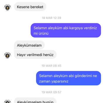 Karaelmas Tesbihcilik Parayı Alıyor Ürün Göndermiyor