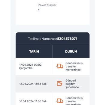 PTT Kargomu Ulaştırmıyor