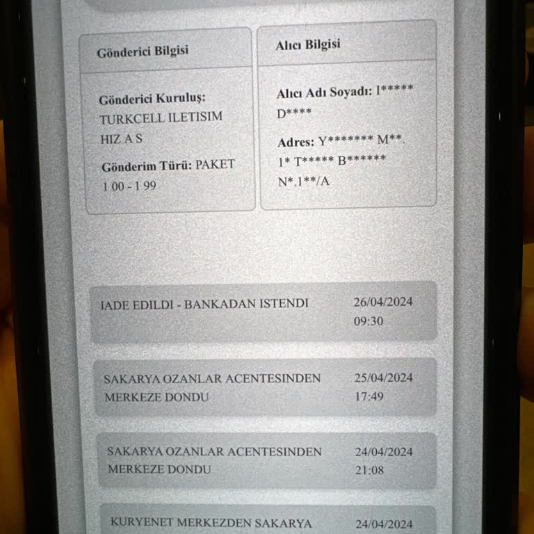 Turkcell Pasaj Telefonum Elime Ulaşmadan İade Edilgi Diyor?