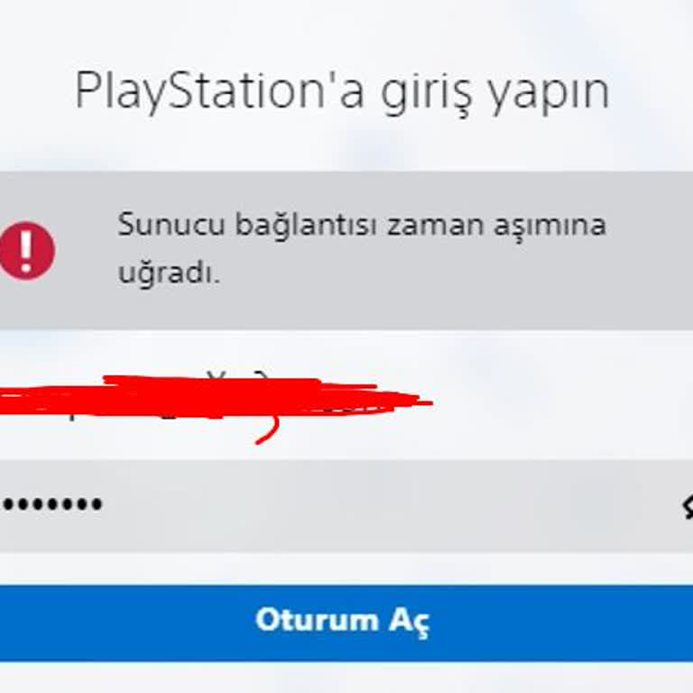 PlayStation Türkiye Connection Network Hatası