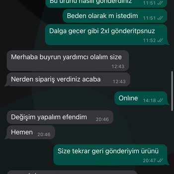 Skywear Yanlış Ürün Hayal Kırıklığı Ve İletişimsizlik!