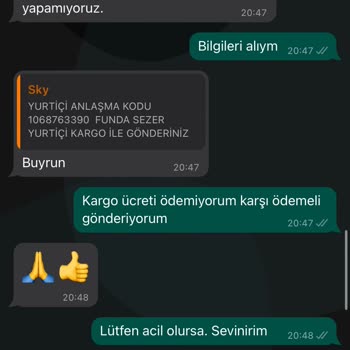 Skywear Yanlış Ürün Hayal Kırıklığı Ve İletişimsizlik!