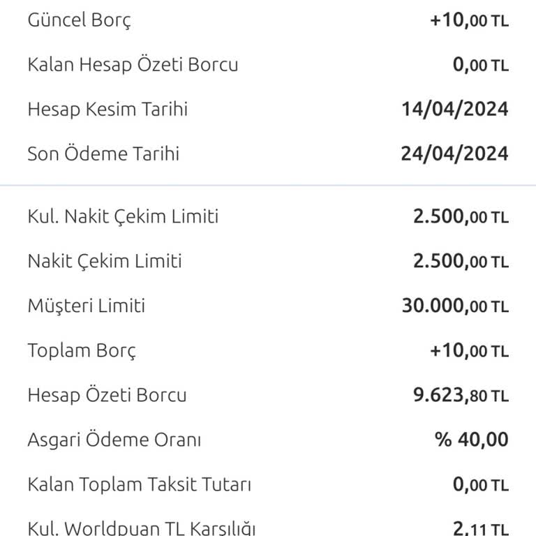 Yapı Kredi Kredi Kartını Kapatmıyor