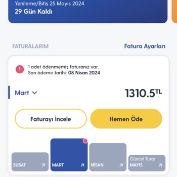 Sabitfaturaodeme.com Ödenmeyen Fatura Şikayeti (Turkcell)