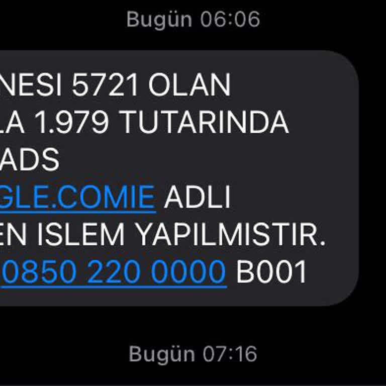 Google Pay CC@google.comie İzinsiz Para Çekilmesi