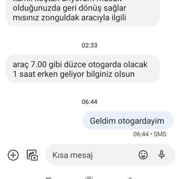 Kamil Koç Sefer Saatini Öne Alma Mağduriyeti