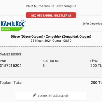 Kamil Koç Sefer Saatini Öne Alma Mağduriyeti