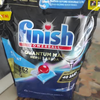 Finish Powerball Detergent Leaves Stubborn Stains