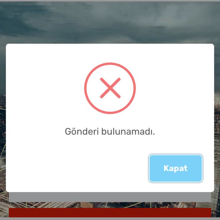 Gratis Kargo Takip Numarası Yanlış