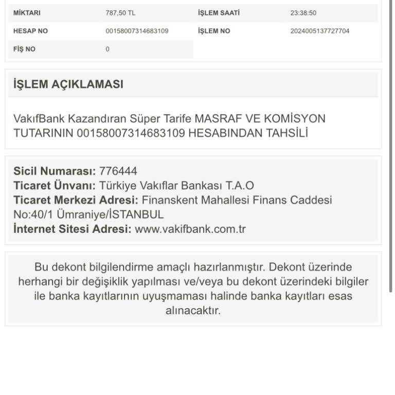 Türkiye Hayat Emeklilik Sigortası (kredi İçin) İptali