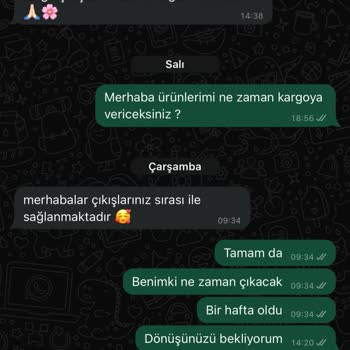 İlayda Çamur (Bi' Butik) Bir Haftadır Kargolanmayan Sipariş Ve İletişimsizlik Sorunu