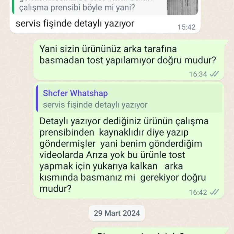 Schafer Tost Makinesi Arızalı.