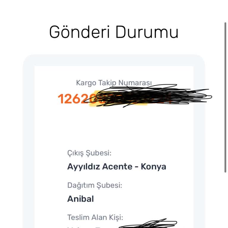 Sürat Kargo Kargo Teslimi Hatası