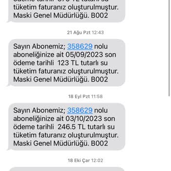 Malatya Büyükşehir Belediyesi Su Faturası Fiyatları