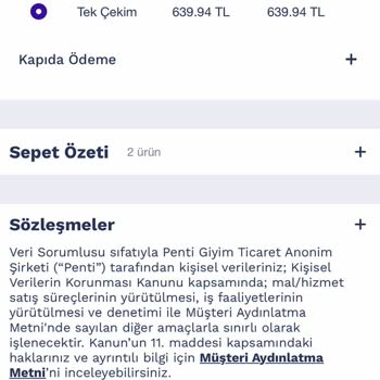 Penti Den Ürün Alınmıyor