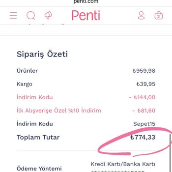 Penti Siparişim Kendiliğinden İptal Oldu