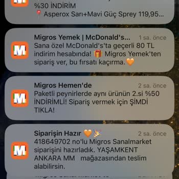 Migros Sanal Market Teslimat Mağduriyeti