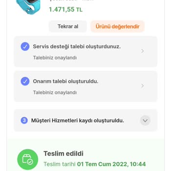 Hepsiburada Güvencesiyle Aldığım TCL MT40 Akıllı Saat Sorunu
