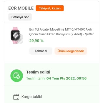 Hepsiburada Güvencesiyle Aldığım TCL MT40 Akıllı Saat Sorunu