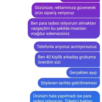 Modern Home Adlı Firmadan Sipariş Verdim Ürün Gönderilmedi İlgi Yok