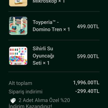 Toyperia Oyuncak Siparişim Sorunlu Çıktı