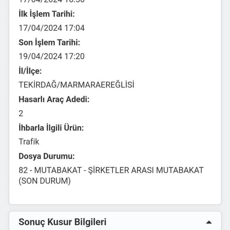 Corpus Sigorta Corpus Kusur İtiraz
