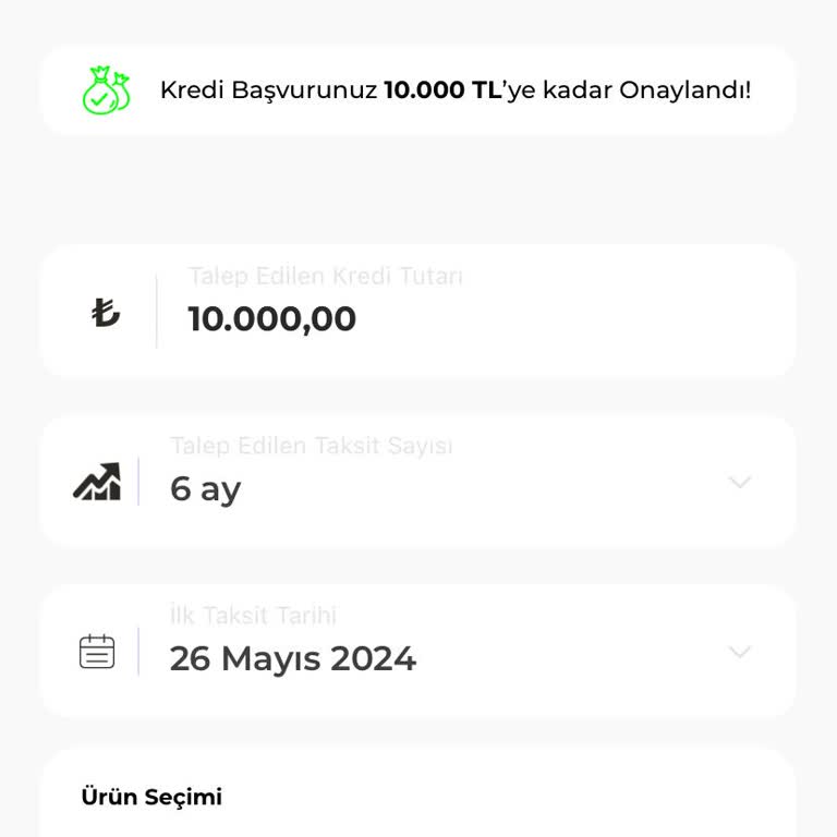 On Dijital Bankacılık %0 Faizsiz Kredi
