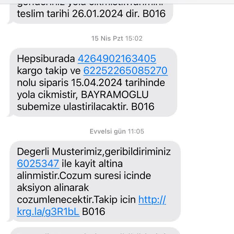 Aras Kargo'nun Yaşatmış Olduğu Mağduriyet!