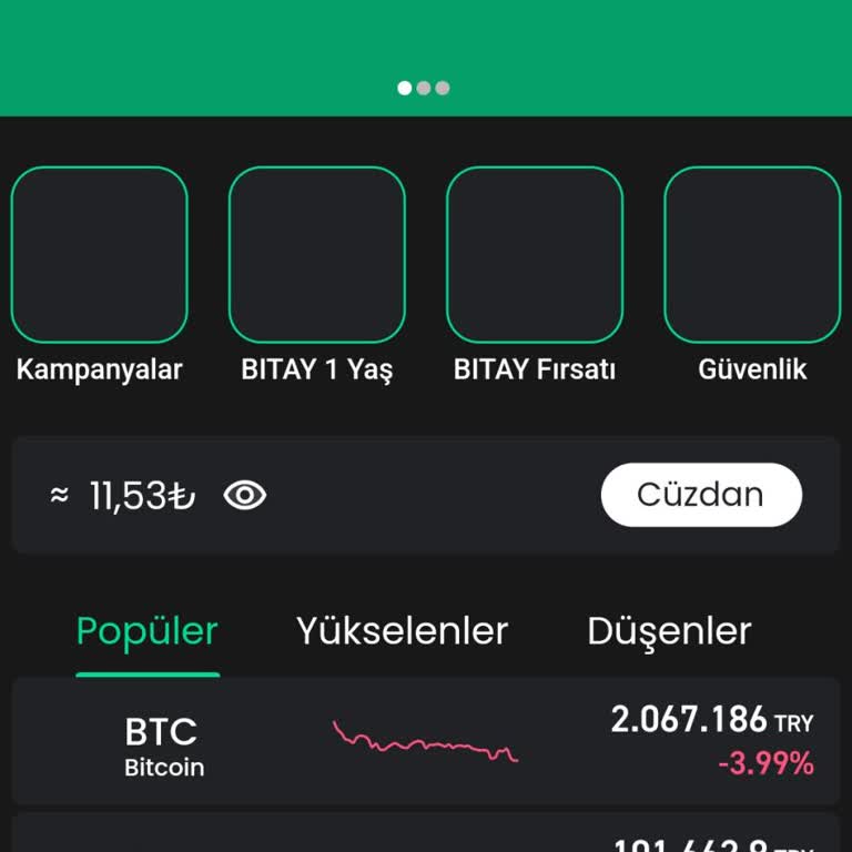 Bitay Dolar Hesabım Görünmüyor Param Yok Ortada
