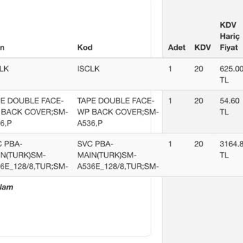 Samsung A53 Cep Telefonu Arızası