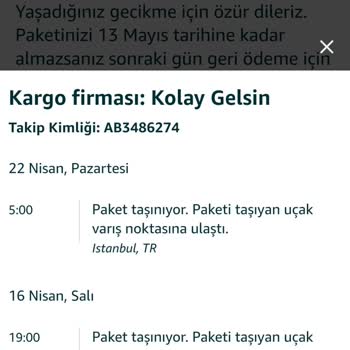 Amazon Siparişin Gecikmesi Ve Paketin Nerede Olduğuna Dair Bilginin Olmaması