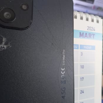 Reeder S19 Max Pro 256GB Akıllı Telefon Arka Kapak Çatlaması