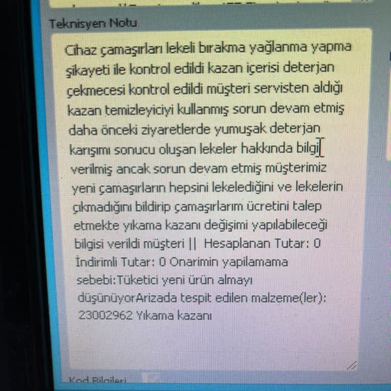 Profilo Çamaşır Makinesinden Gelen Gri Yağ Lekeleri