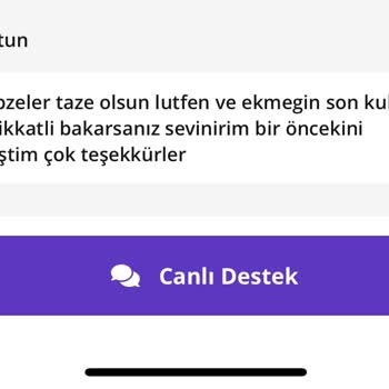 Getir Ürünleri Bayat Yolluyor