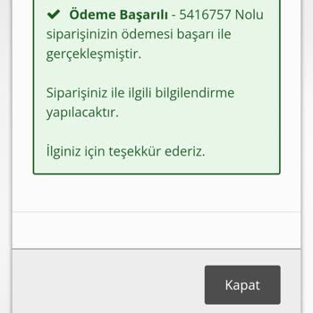 Maslakoutlet.com Dan Eksik Ürün