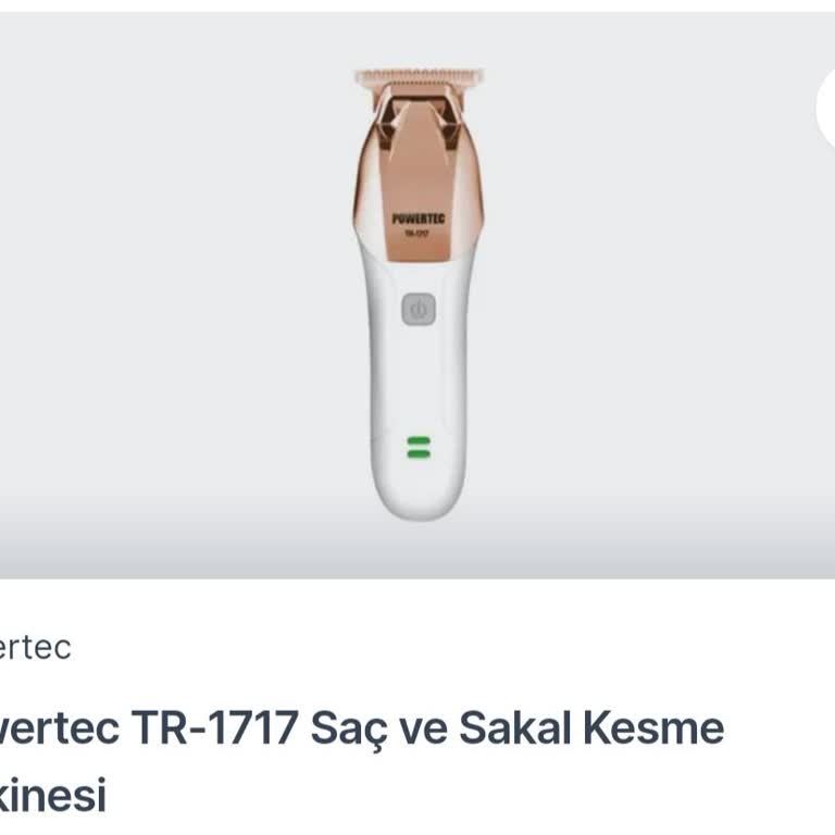 Powertec Arızalı Tıraş Makinesi