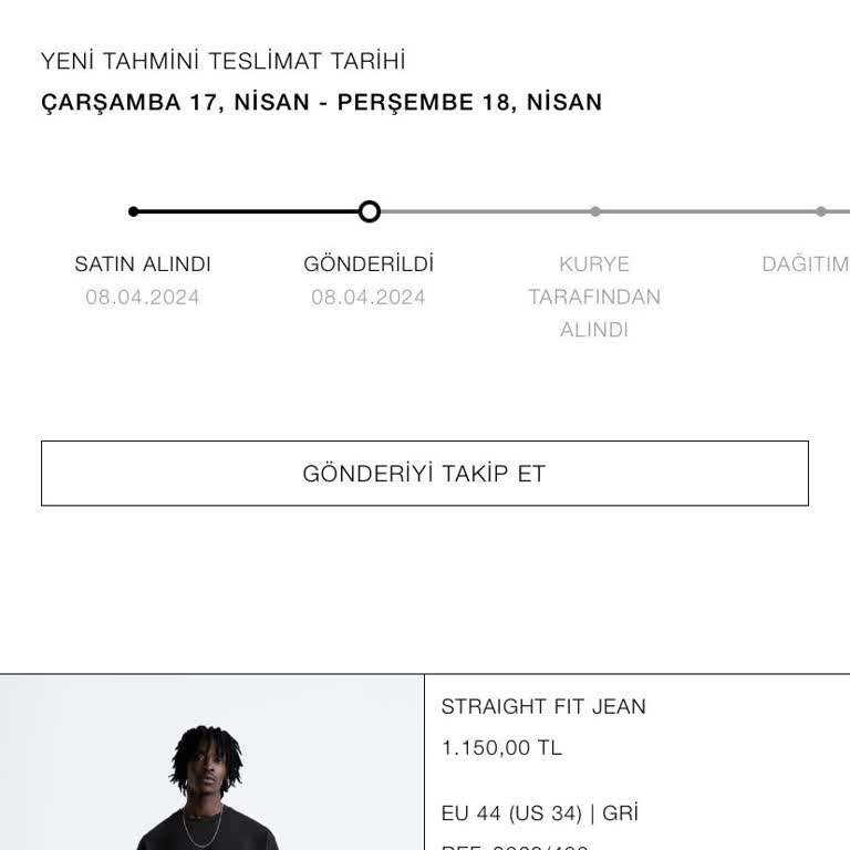 Koskoca Zara Bir Ürünü Teslim Edemedi