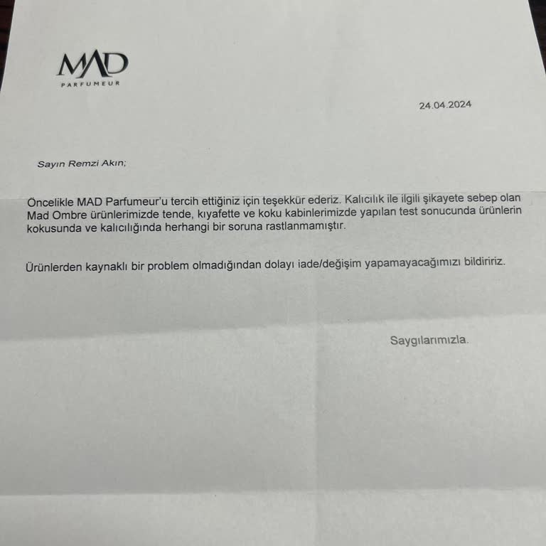 Mad Parfüm Uzak Dur Un