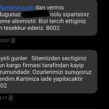 Sefamerve Kargo Kaybı Ve İade Sürecinde Yaşanan Mağduriyet