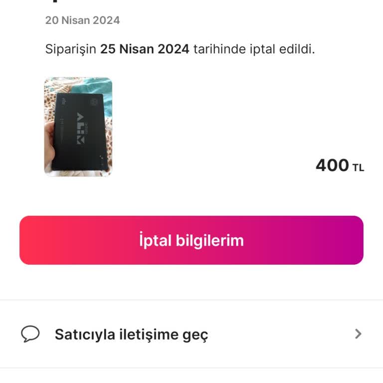 Gardrops İptal Ettiğim Ürünün Para İadesi Yapılmadı
