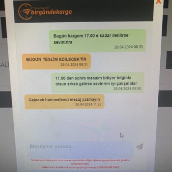 Birgündekargo Kurye Üslubu