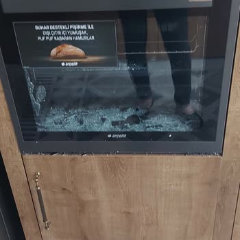 Arçelik Ankastre Fırın Hiç Kullanmadan Patladı