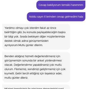 GetirÇarşı Getir Müşteri Hizmetlerinin İşbilmezliği