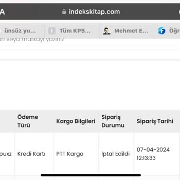 İndeks Kitap Para İadesi Yapmıyorlar