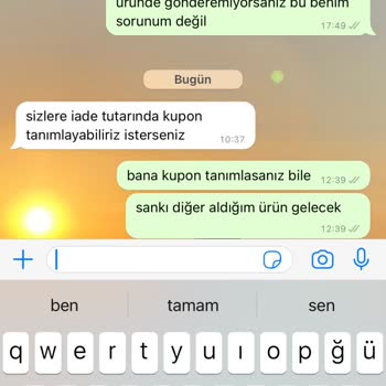 Keikei Terbiyesizlik Ürünüm 1,5 Aydır Gelmiyor
