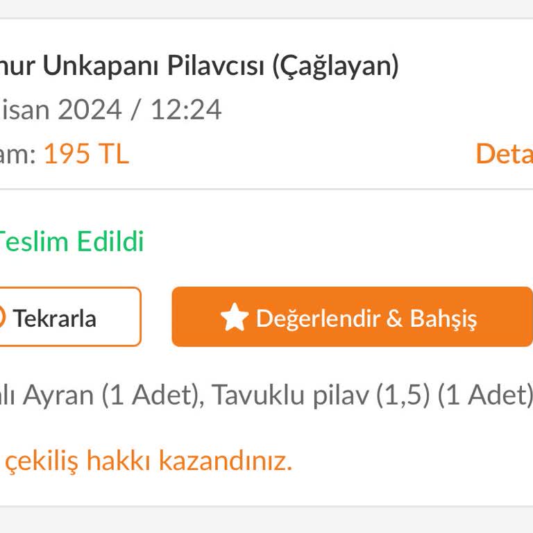 Trendyol Yemek Kurye Bağırdı Ve Hakaret Etti
